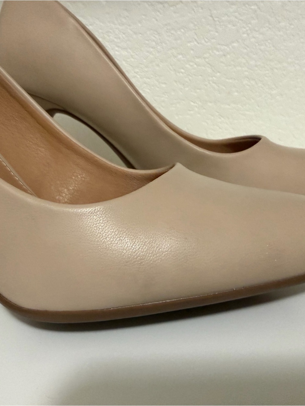 **Super Comfortable** Nude Pointed-Toe High Heel Pumps - Picture 7 of 9